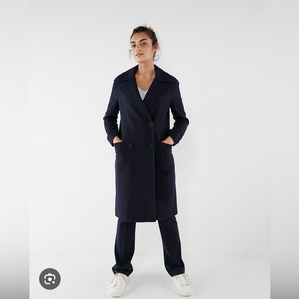 Express Wool blend Peacoat